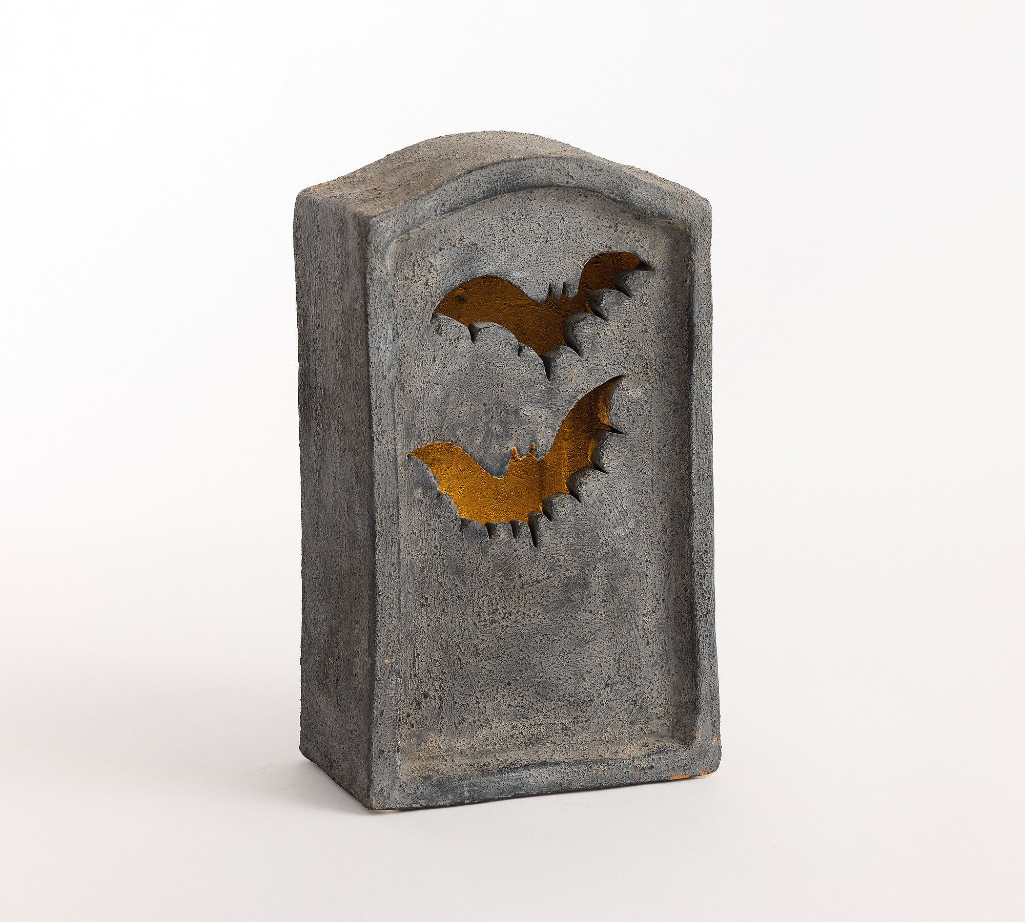 Terracotta Bat Cutout Tombstone | Pottery Barn (US)