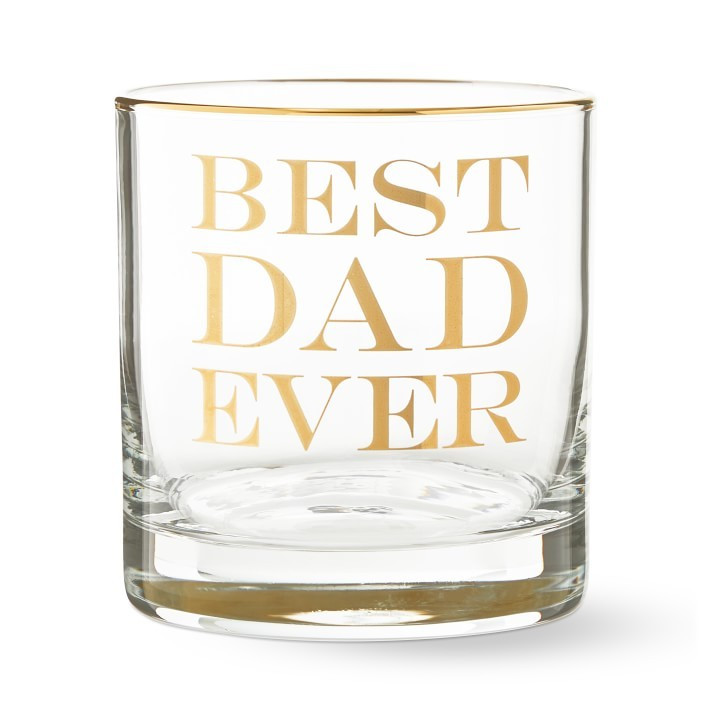 Best Dad Ever Double Old-Fashioned Glass | Williams-Sonoma