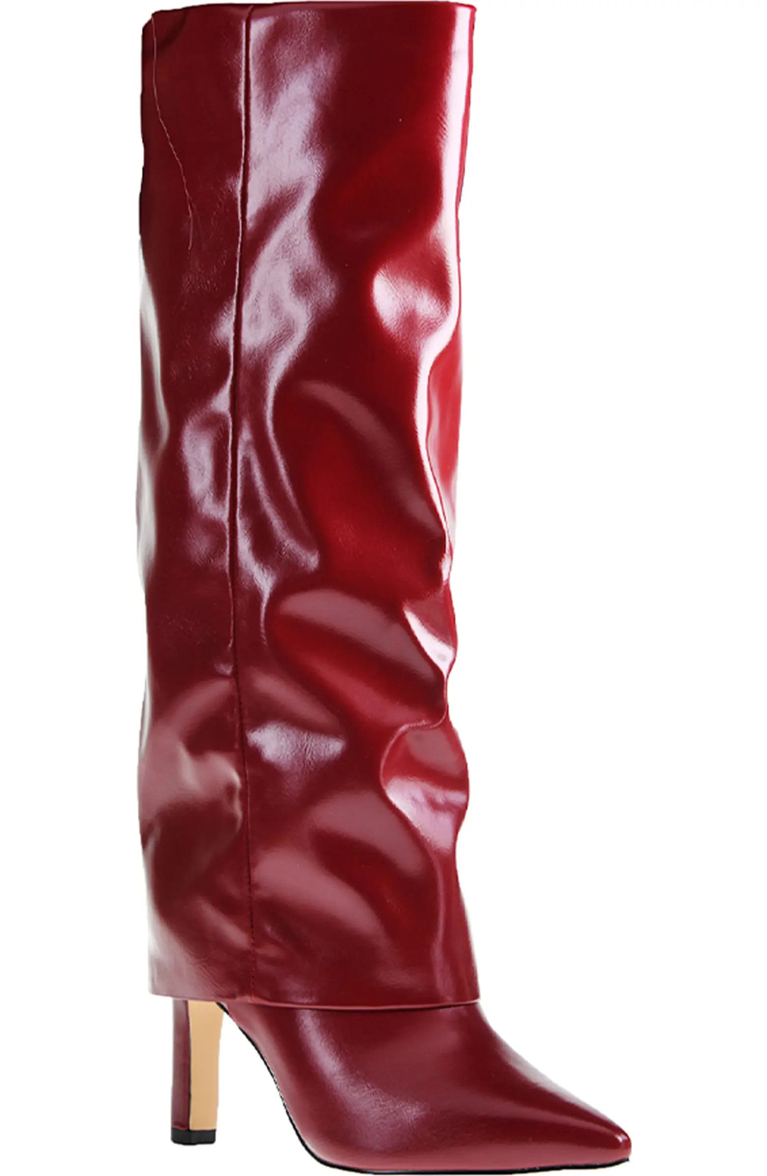 Chinese Laundry Fave Foldover Shaft Pointed Toe Knee High Boot (Women) | Nordstrom | Nordstrom