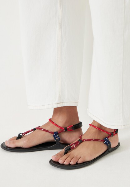 Rope Detail Flat Sandals | Hush UK