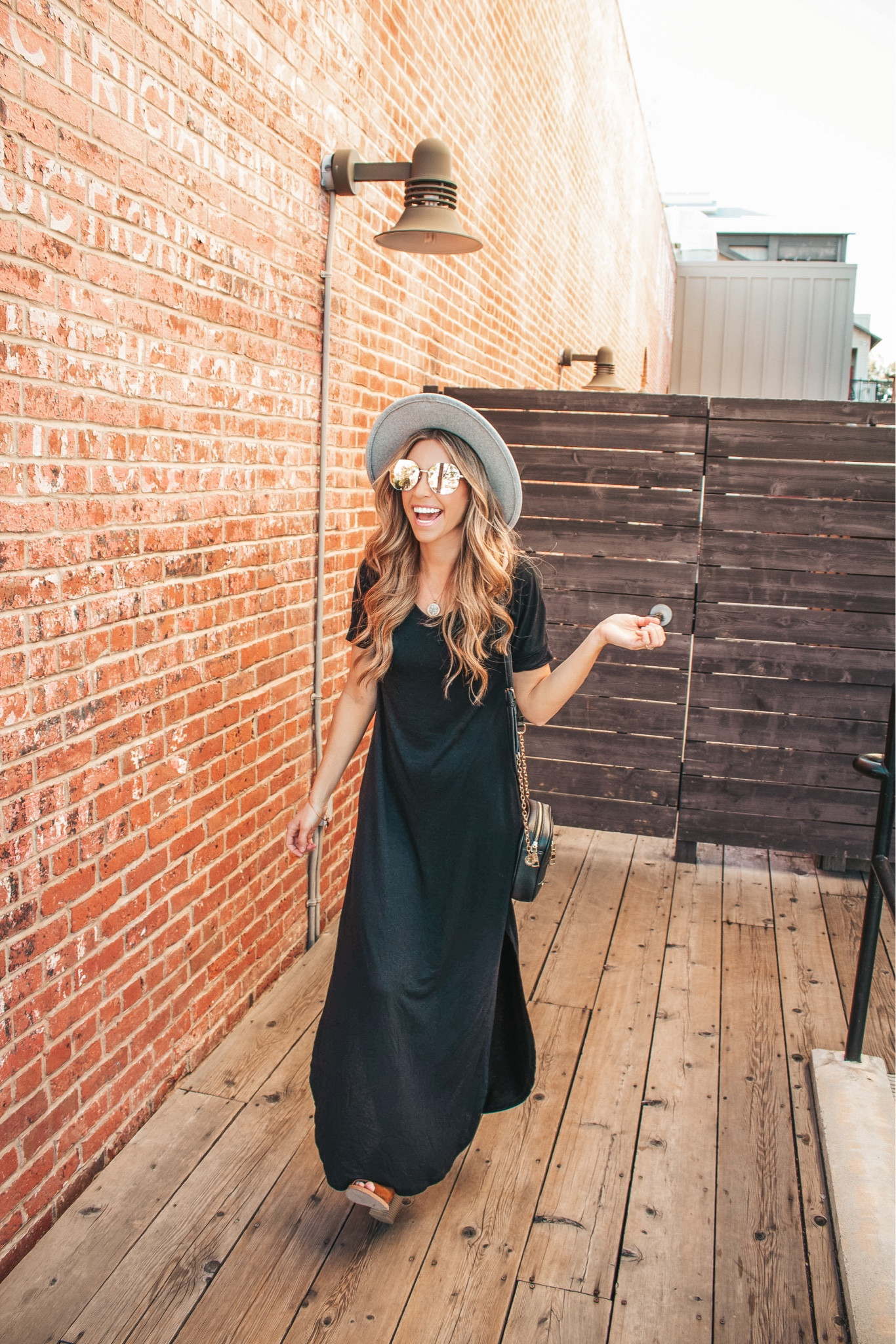 Wearing a small in this black maxi dress. 

www.livingbarelyblonde.com

#maxidress #tanbooties #blackdress #blackpurse #personalizednecklace #mothersday #sunglasses #barelyblonde #treasures #cmcovi #jenniferxerin #hollywo

#LTKFind #LTKunder100 #LTKunder50