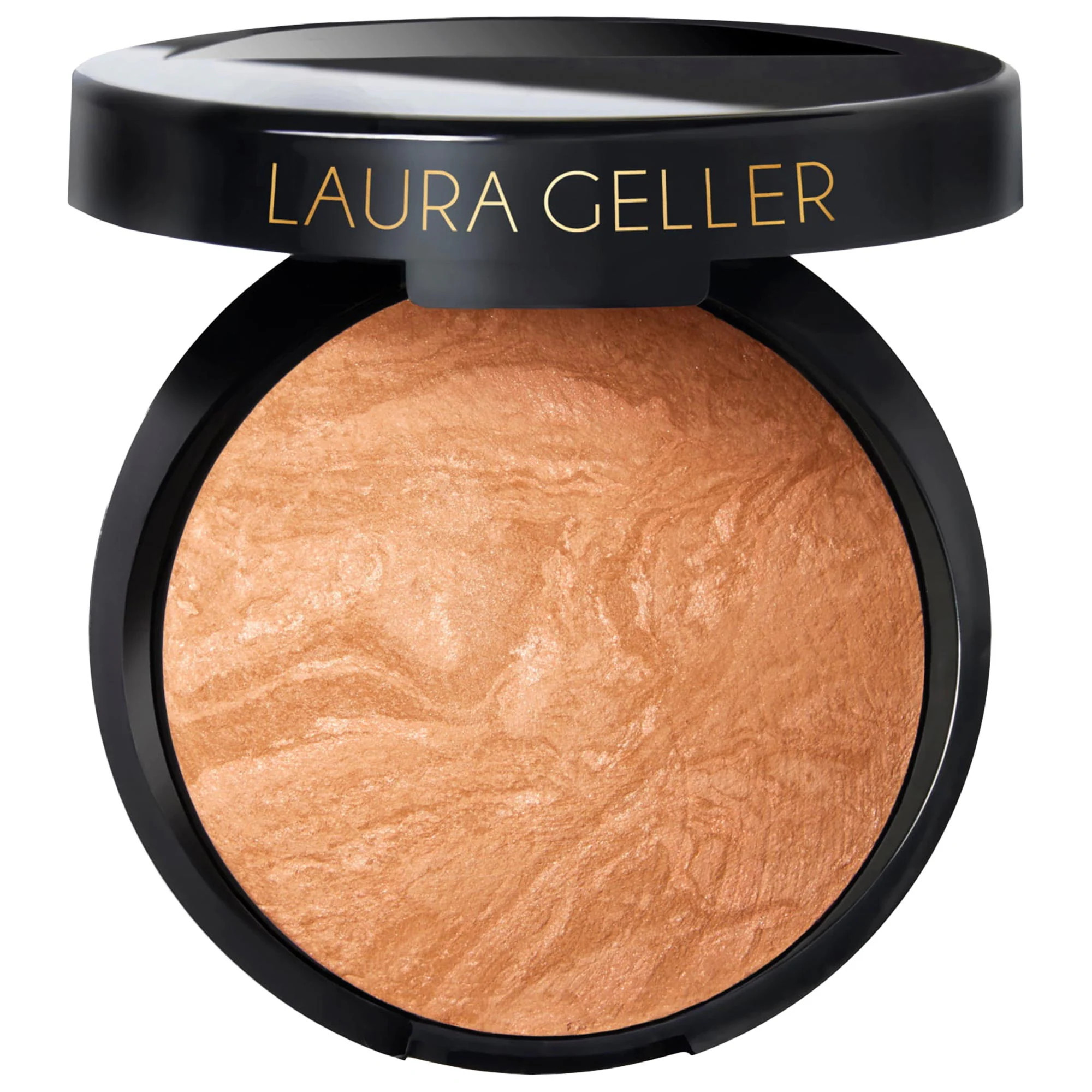 Laura Geller Balance and Glow Luminous Baked Powder Foundation with Vitamin E Golden Medium 0.28 oz/8.0 g | Sephora (US)
