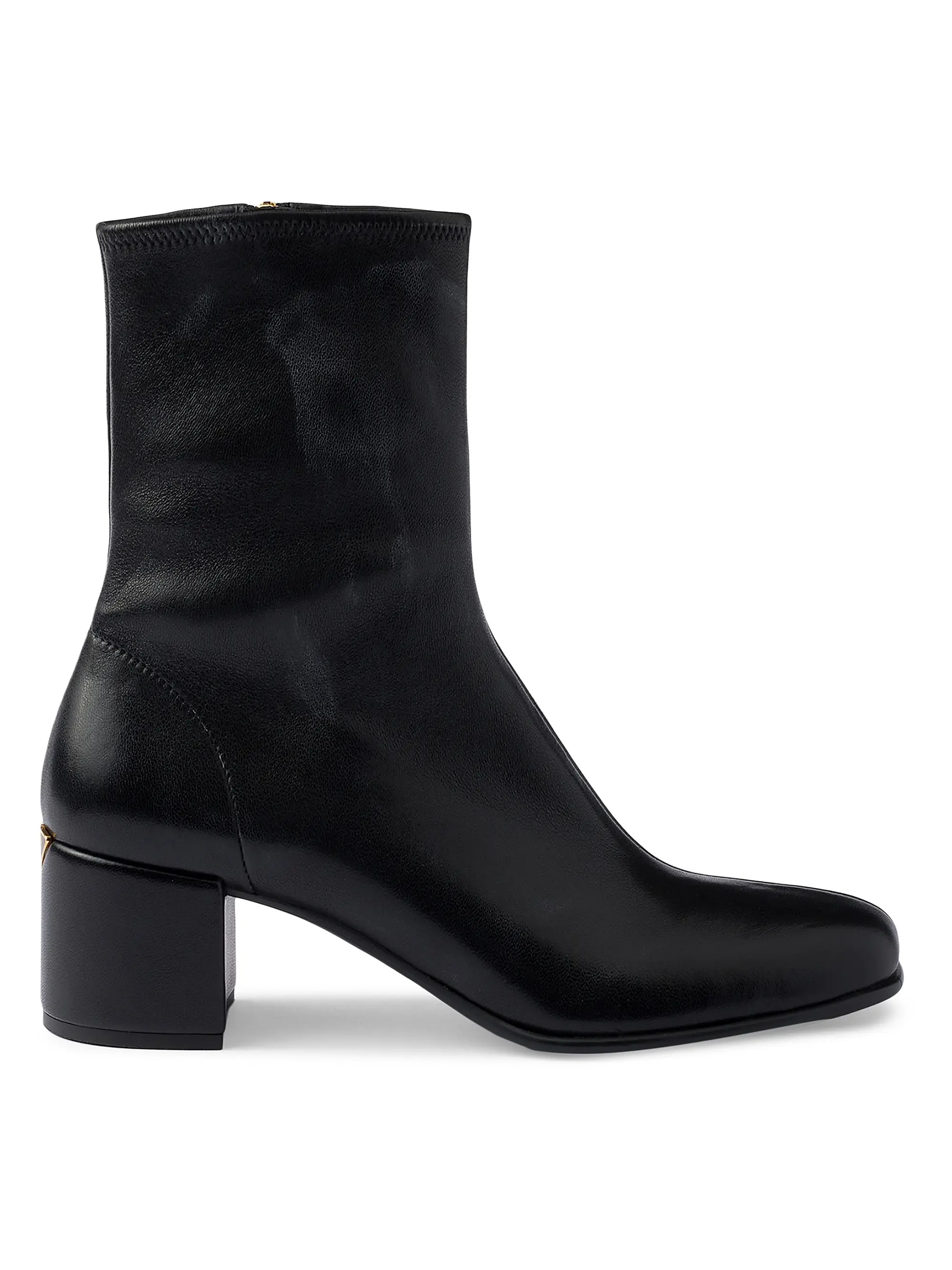 Prada Stretch Nappa Leather Booties | Saks Fifth Avenue | Saks Fifth Avenue