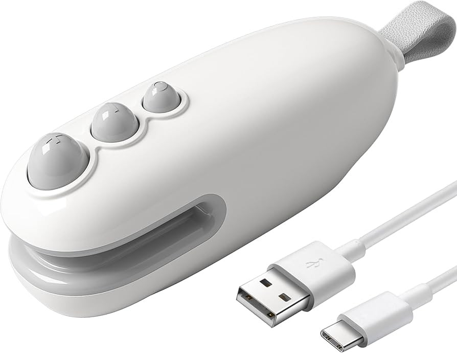 MORNIIE Mini Bag Sealer, Heat Sealer with Cutter, Rechargeable Bag Sealer, Handheld Heat Sealer M... | Amazon (UK)