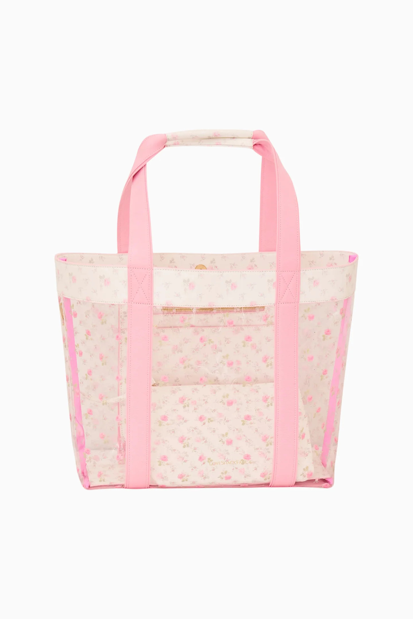 Marjorie Ditsy Floral PVC Tote | LoveShackFancy