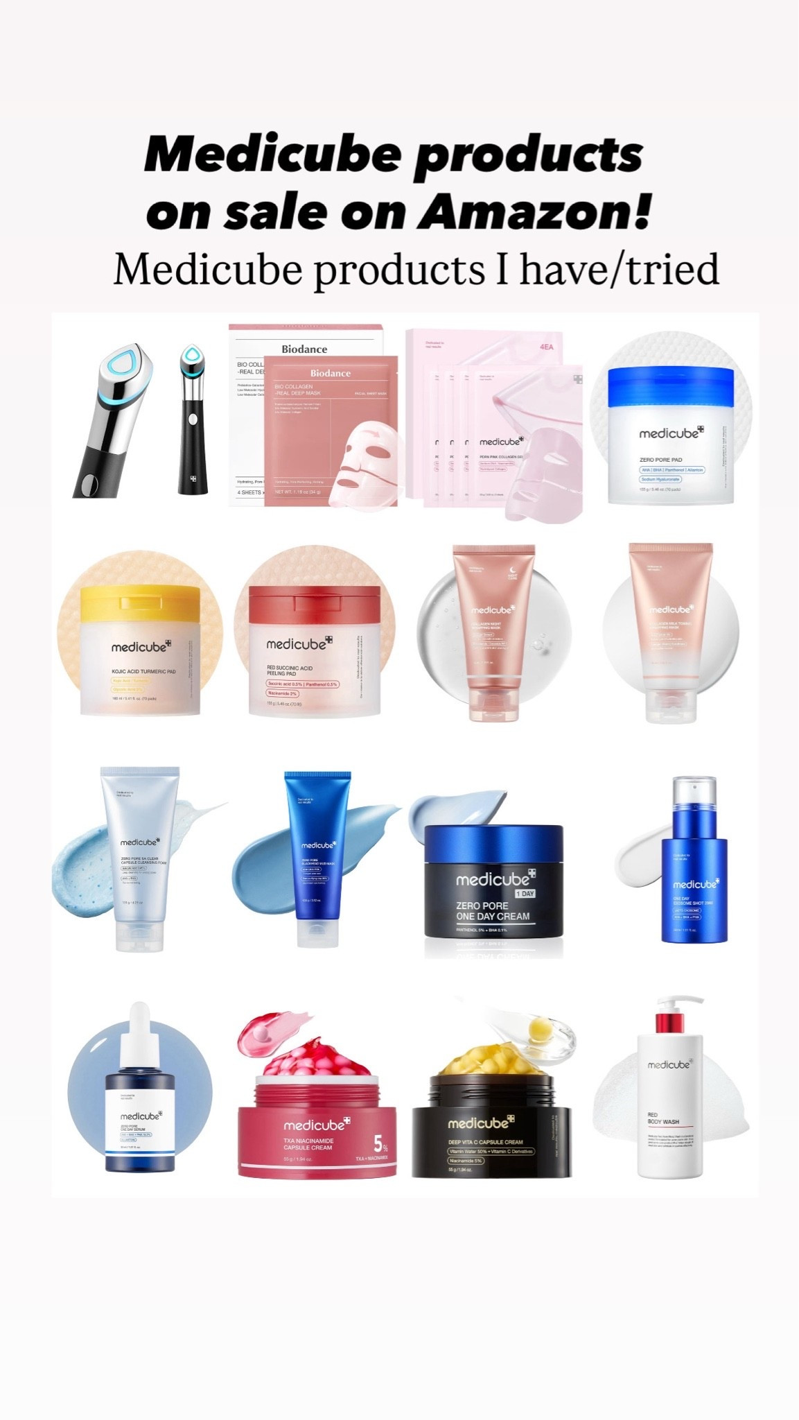 Medicube products on sale

Korean skincare

#LTKSaleAlert #LTKBaby #LTKOver40