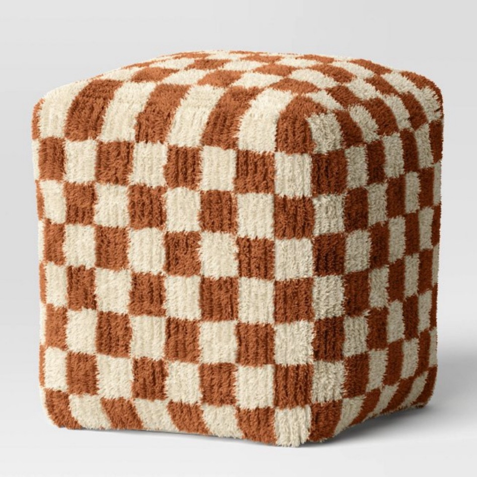 Checkerboard pouf 

#LTKHome