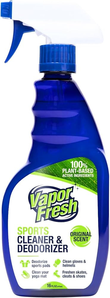 Vapor Fresh Sports Cleaner and Deodorizer - Sports Gear Odor Eliminator, Boxing Glove Deodorizer, Gym Equipment Spray, Natural and Plant Based, 16 Fl Oz (1-Pack) | Amazon (US)