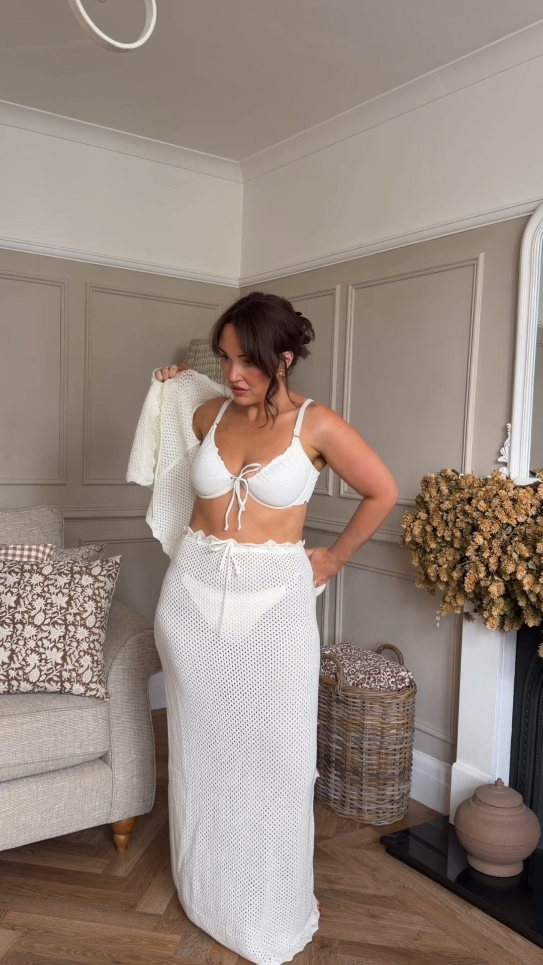 Girls I've been asked to do Ibiza outfits and pretty beach coverups 💕 here are my faves!! Wearing a size M in all of the Co ords. The red bikini i haven't linked it's H&M and is not good quality at all. Barely holds the titties in! But the brown bikini, pink and white are all cup sizes so I wear my 34F cup. 14 in all knickers. Xxx

#LTKuk #LTKsummer #LTKswimwear