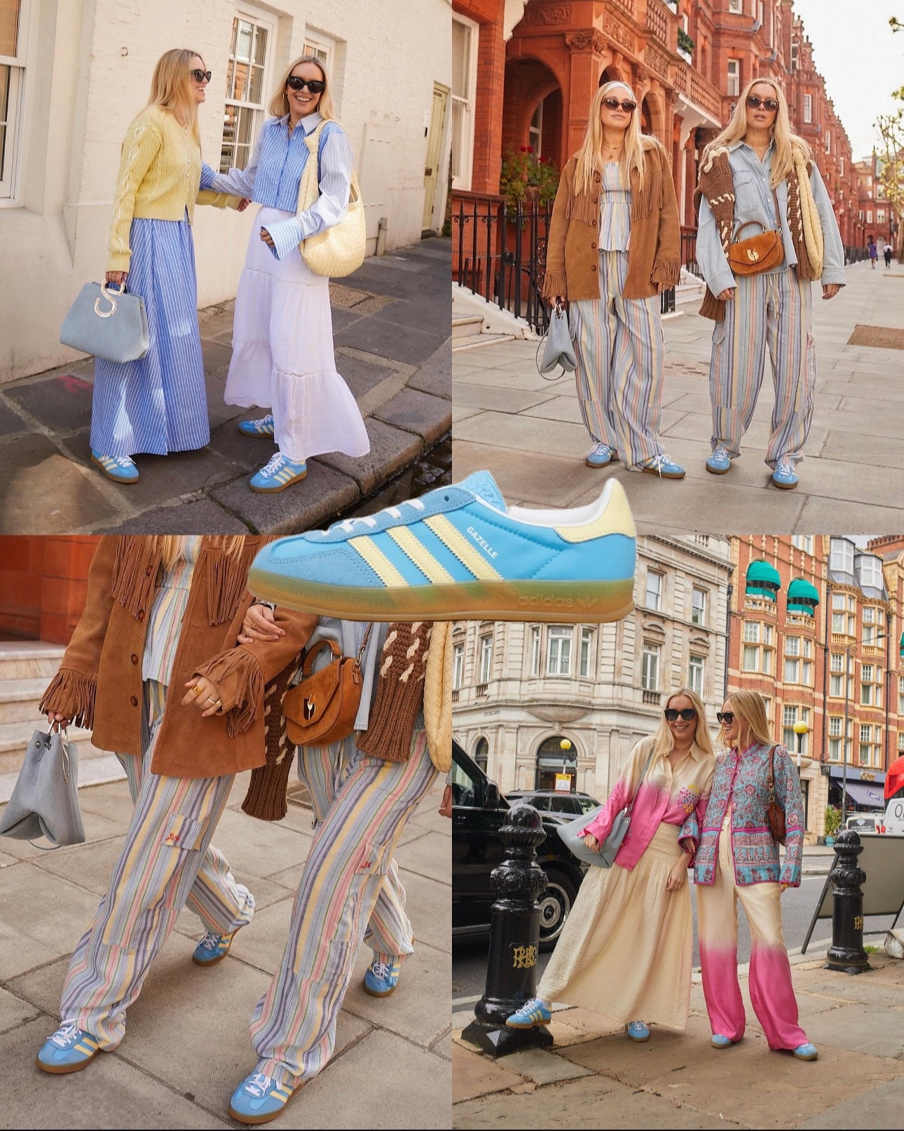 The light blue and pale yellow Adidas gazelles must be the most Spring like trainers we own, obsessed with them! Here are some ways we’ve styled them. 

#LTKuk #LTKspring #LTKshoes