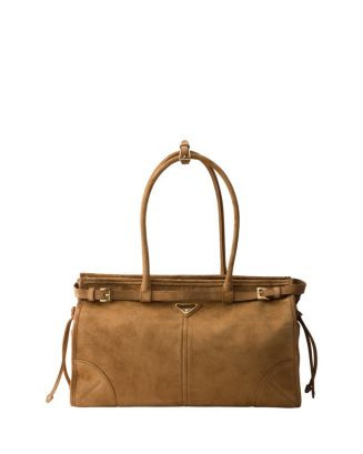 Prada Bonnie Large Convertible Suede Shoulder Handbag  | Bloomingdale's Handbags | Bloomingdale's (US)