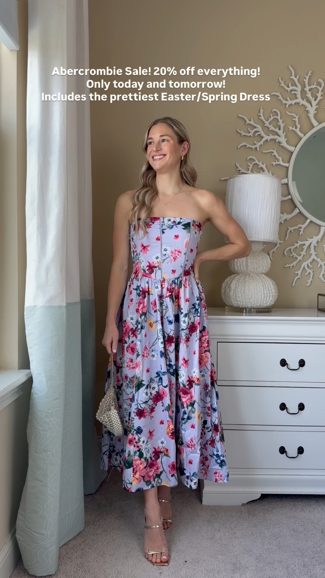 Abercrombie sale! 20% off everything! Don’t wait! This dress is gorgeous for Spring and Easter! Xs regular tts! 🌸🌸🌸🌸🌸🌸🌸🌸🌸🌸🌸🌸🌸

Abercrombie outfits. Spring dresses women. Spring outfits. Easter dresses. Baby shower dress. Wedding shower dress. Wedding guest dress  