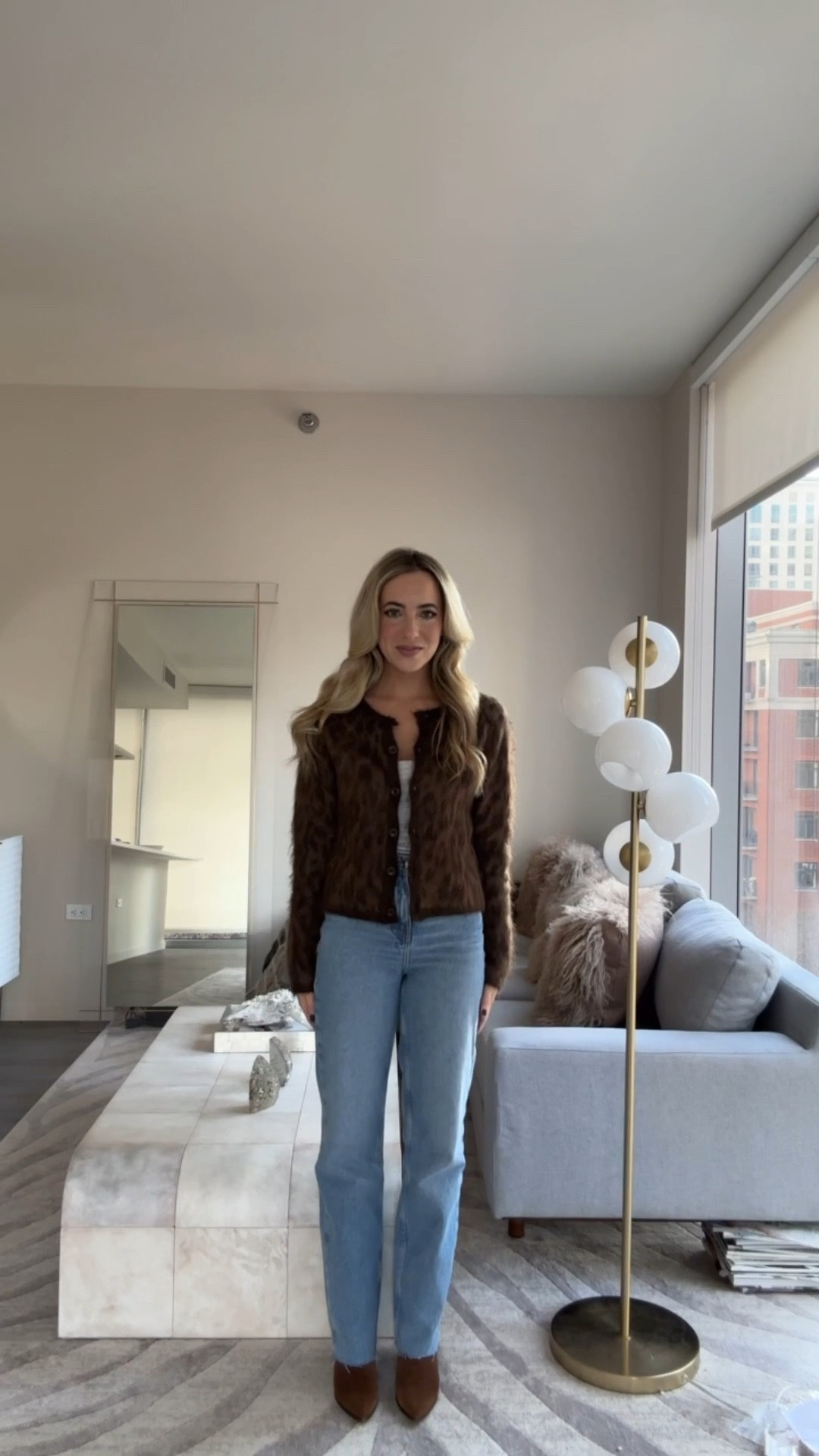 Chicago: Daily Outfit
Cold weather uniform: sweater, jeans & boots
*I am obsessed with the Abercrombie bra free collection- I have been wearing this tank non stop whether layering under sweaters or cardigans or just wearing it with sweatpants lounging at my apartment 
• rounded up other leopard cardigans at different price points 

#LTKvlog #LTKdayinmylife #LTKgrwm