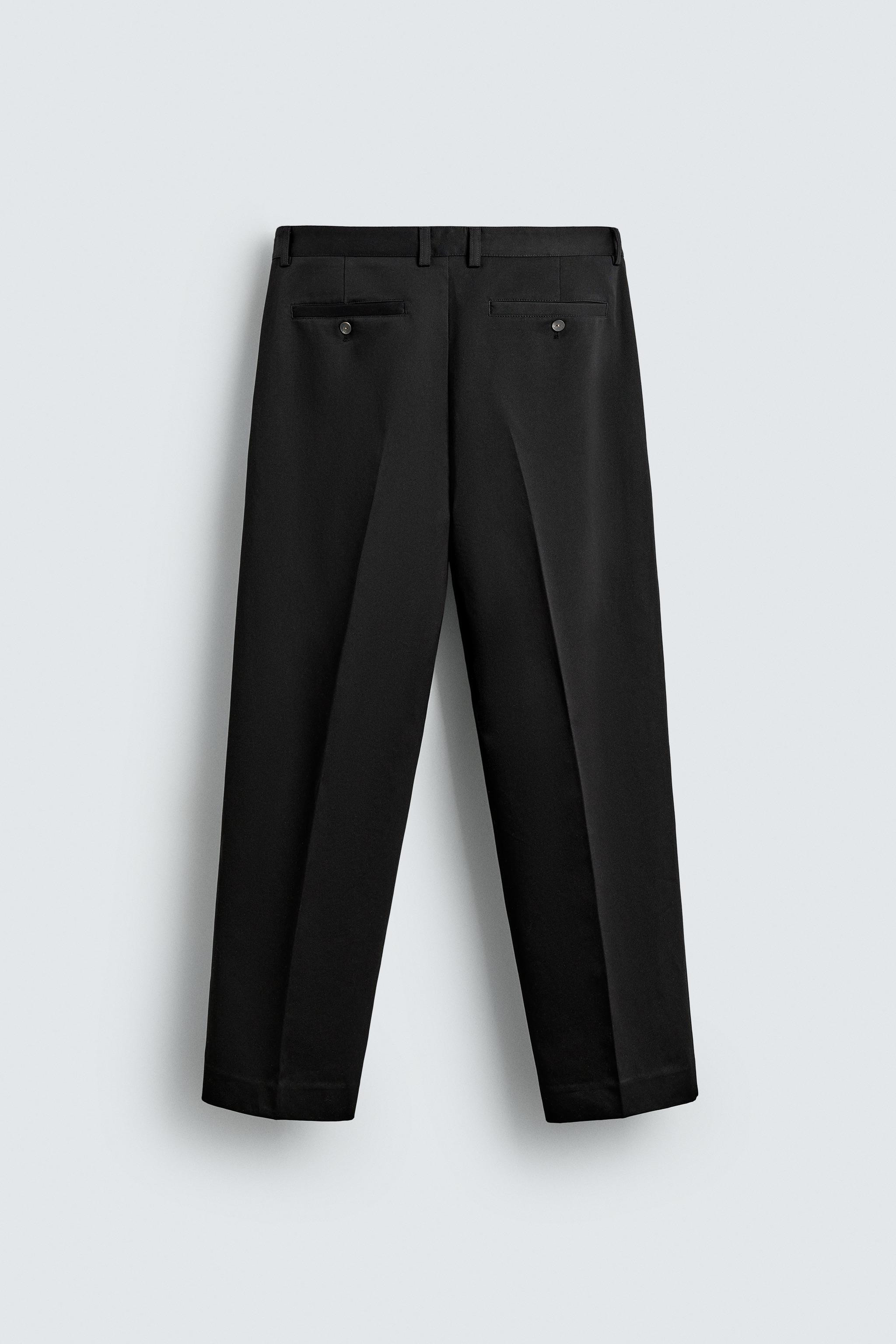 RELAXED FIT PLEATED TROUSERS AARON LEVINE X ZARA | Zara UK