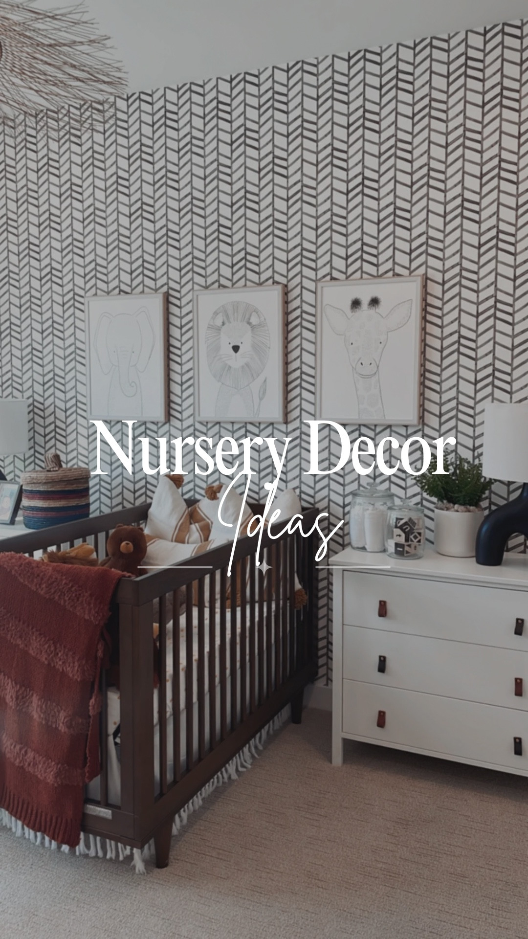 Sharing some of my favorite nursery decor ideas from a recent model home tour. 🙌🏻

I love this wallpaper accent wall and animal print drawings! 🐘🦁🦒

The woven pendant is also so cute! 

I love how a nursery can be the place to add a whimsical touch to your home! ✨

#nursery #furniture #wallpaper #home #decor #baby #kidsroom #expectingmom #crip #changingtable 

#LTKHome #LTKBaby #LTKBump