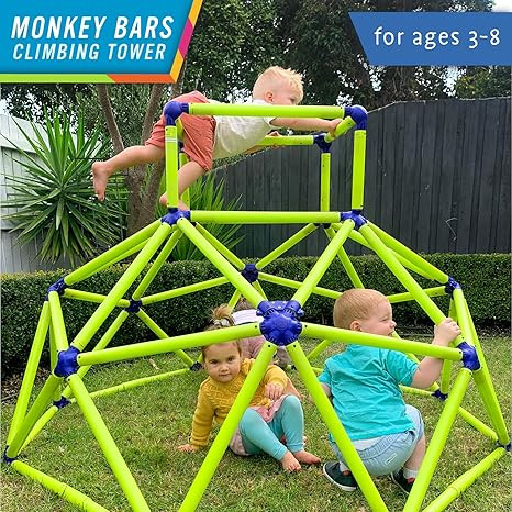 Eezy Peezy Monkey Bars Climbing Tower - Active Indoor/Outdoor Fun for Kids Jungle Gym Ages 3 to 8... | Amazon (US)