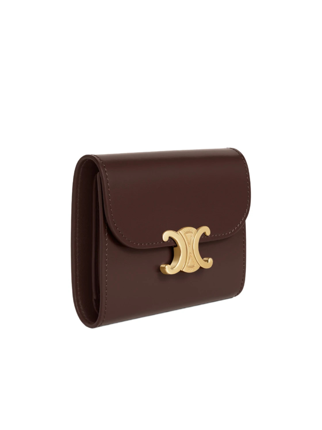 Small Wallet TRIOMPHE in Shiny calfskin | Senser US