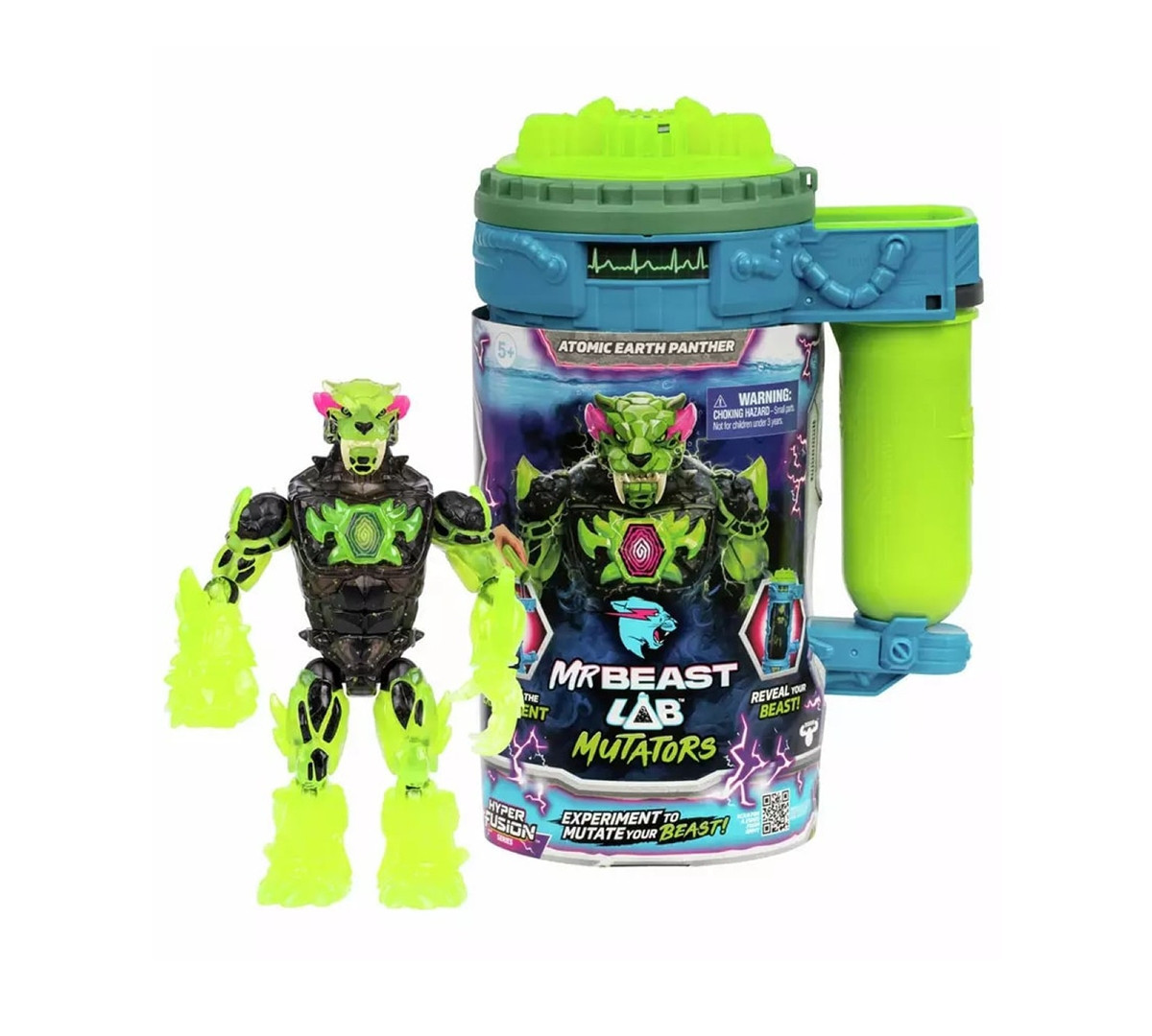 Mr Beast Lab Mutation Chamber Rock Panther Action Figure - Multi | Macy's