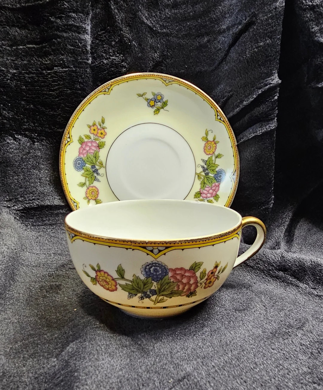 Vintage Noritake Teacup & Saucer Duo Elysian Made in Japan Tea Cup - Etsy | Etsy (US)