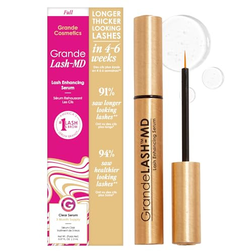 Grande Cosmetics GrandeLASH-MD Lash Enhancing Serum, 2mL, Cruelty-Free | Amazon (US)