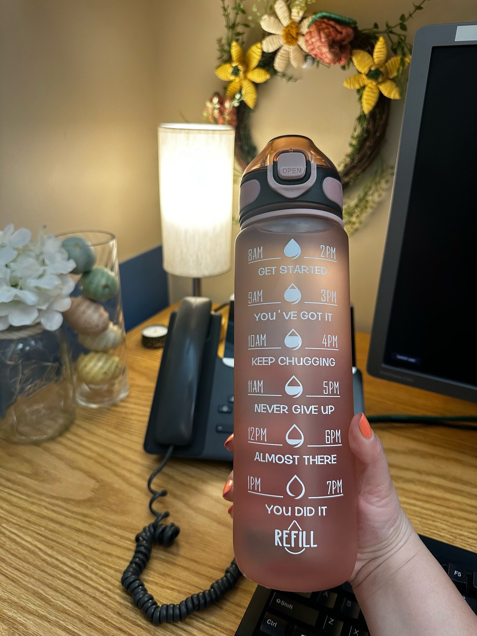 This water bottle 💦 truly helps me stay hydrated and on track throughout the days.

#LTKfitnessgoals #LTKselfcare #LTKActive