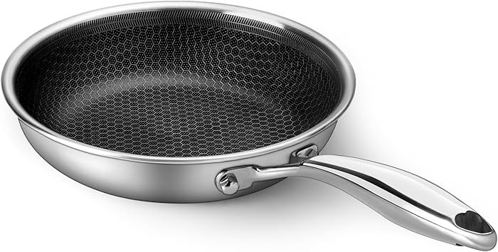 Innerwell Stainless Steel Frying Pan 8 Inch Nonstick Honeycomb Coatings Skillet for Eggs & Omelet... | Amazon (US)