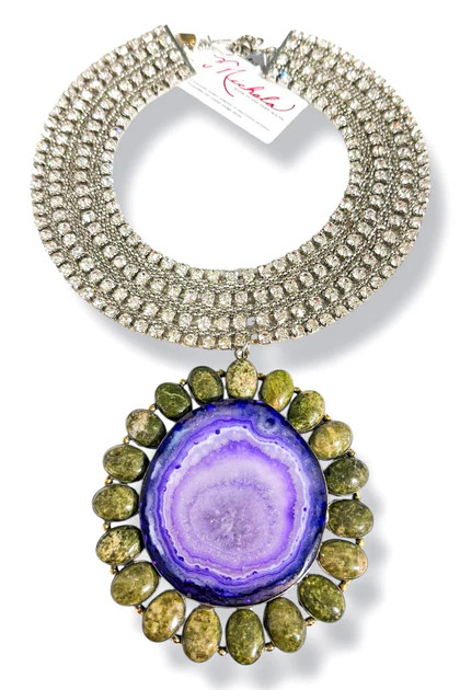 Made in the Deep South 1970s Agate 1970s Necklace | The Willow Tree