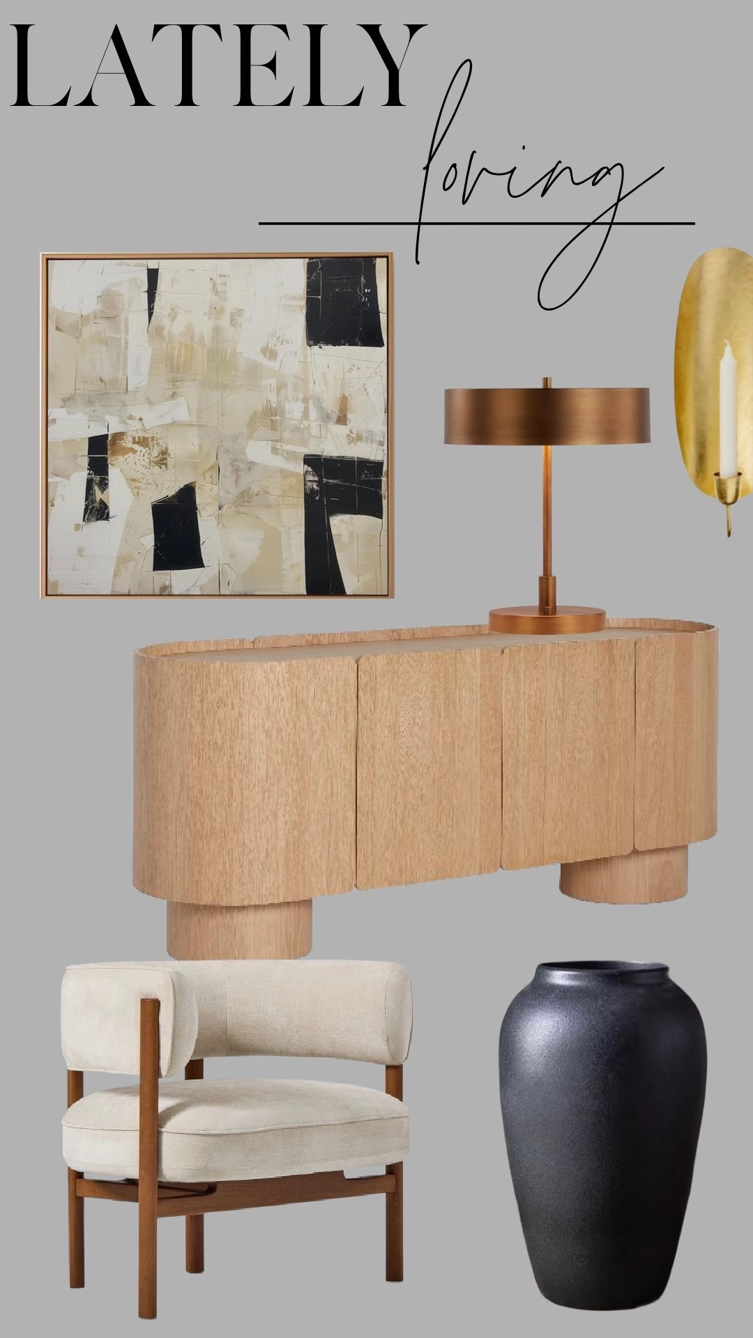 Lately loving a mix of warm wood tones, sculptural furniture, and modern brass accents. This combo feels elevated yet cozy — perfect for layering neutrals with texture and depth. Linking up the exact pieces and a few similar finds that give the same high-end look for less. #LTKhome #NeutralModernHome #LTKfindsunder100 #OrganicModernStyle #RusticModern #HomeDecorInspo #LTKinterior #WarmNeutrals #LTKstyling #ModernMeetsCozy

#LTKHome