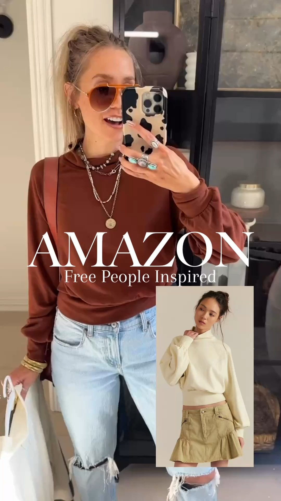 Amazon does it again with this inspired Free People find for $26 vs $68! No need to spend $$ to look elevated & put together. The details are nearly identical— the perfect top for the cold season! 

Wearing size s / my tts 

5’5” | 120 lbs | size 4 

#LTKdayinmylife #LTKgrwm #LTKootd