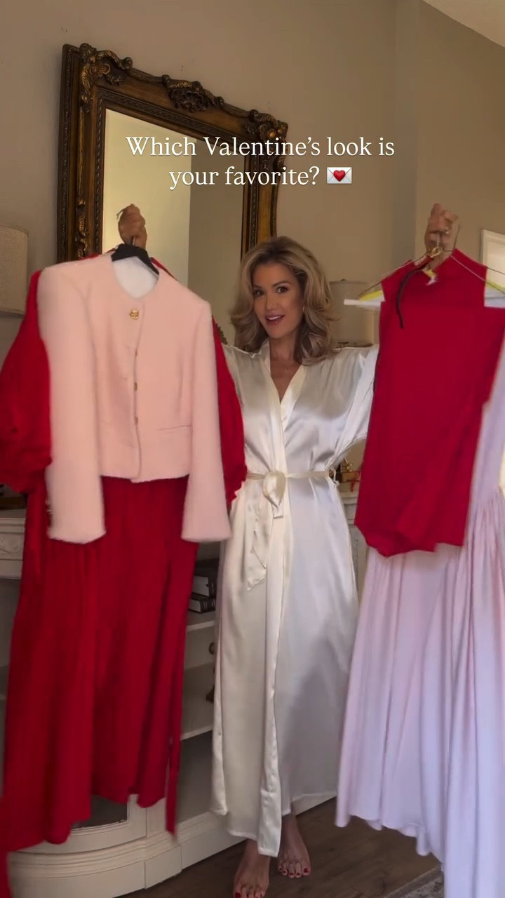 Exact first outfit is IOrane 
3rd red dress is Marielle Stokkelaar