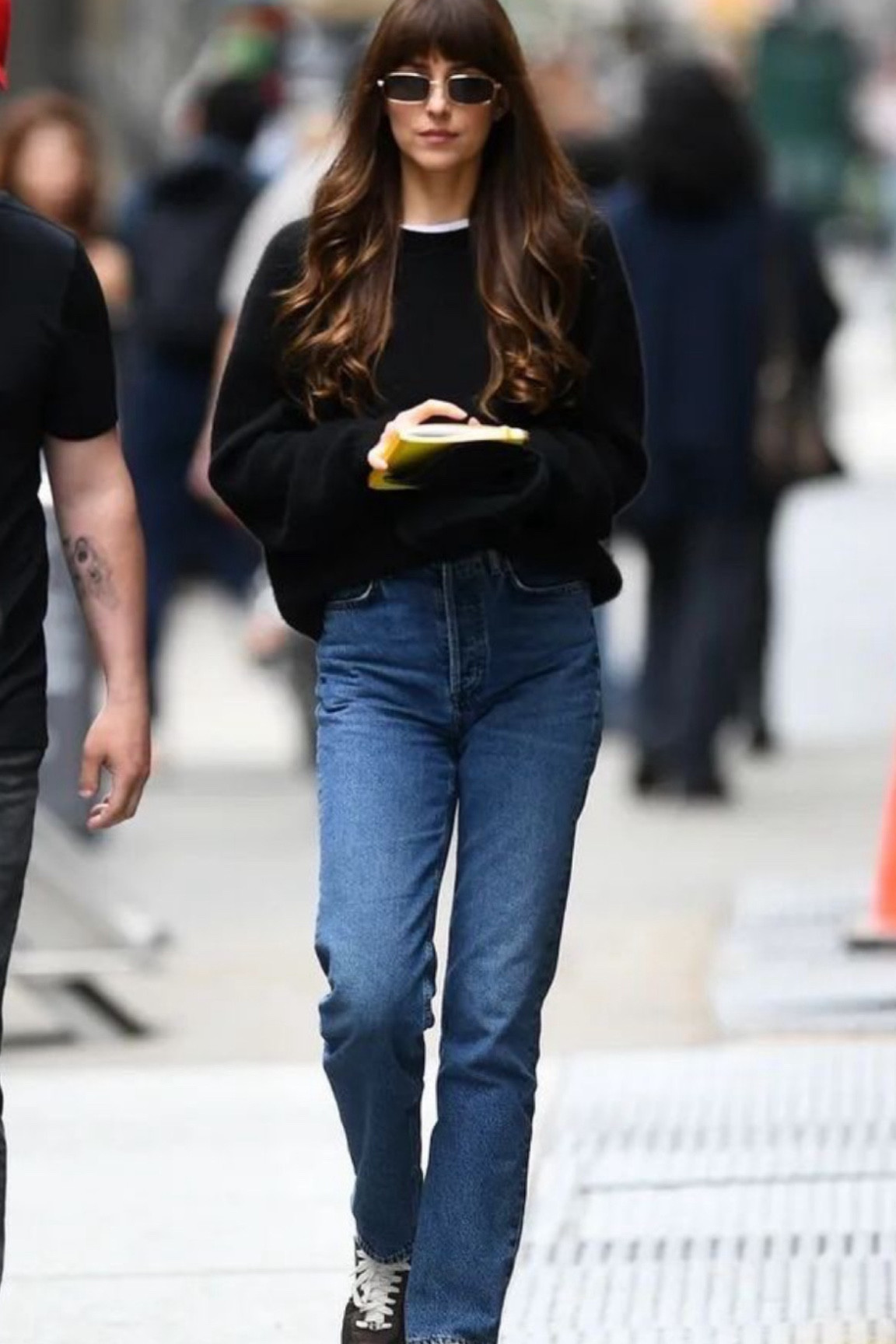 Follow me on TikTok for outfit ideas, where to shop, and other
inspiration @thejadefile also on instagram 
Dakota Johnson fall style 
Casual outfits 
Crew neck sweater 
Crewneck sweaters
Easy style
Oval sunglasses 
Fall casual outfits 
Fall outfit ideas#LTKBacktoSchool

#LTKStyleTip #LTKSeasonal