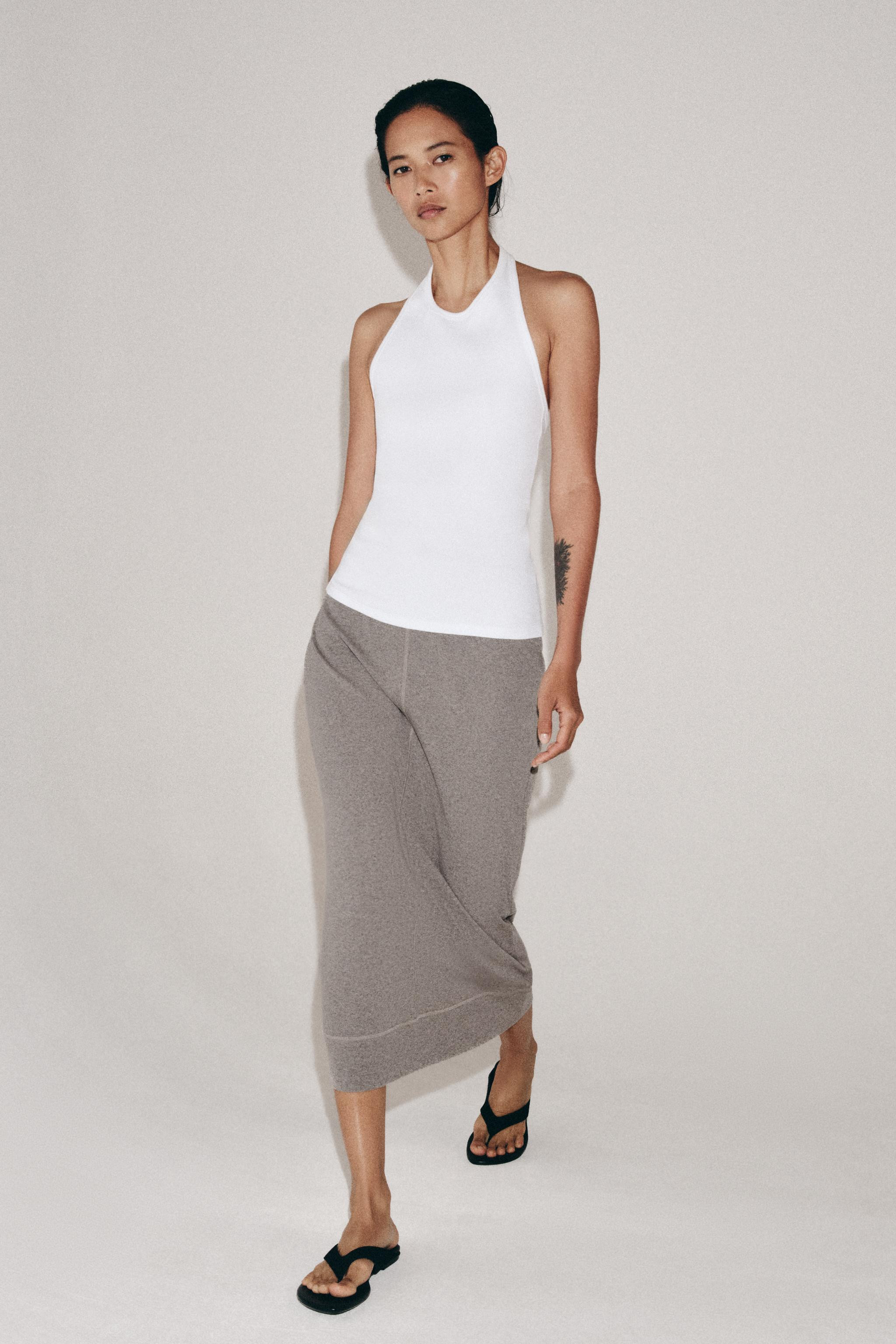 FLUID MIDI SKIRT | Zara US