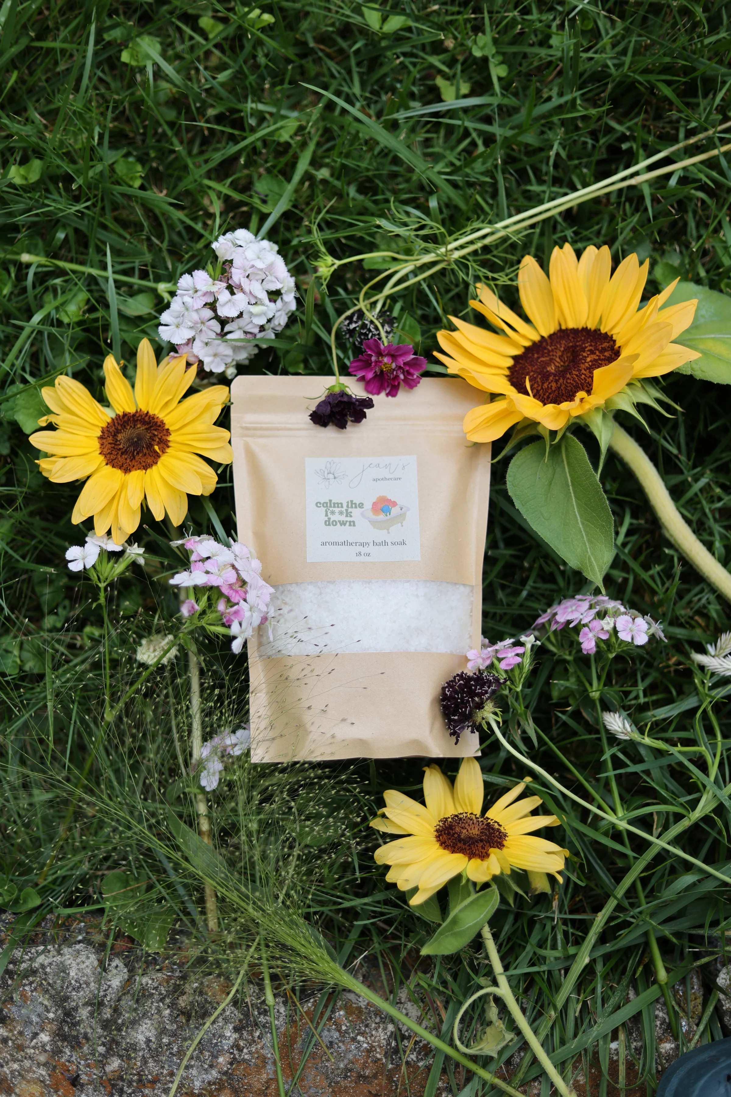 Calm the F**k Down | Aromatherapy Bath Soak | Jean’s Apothecare