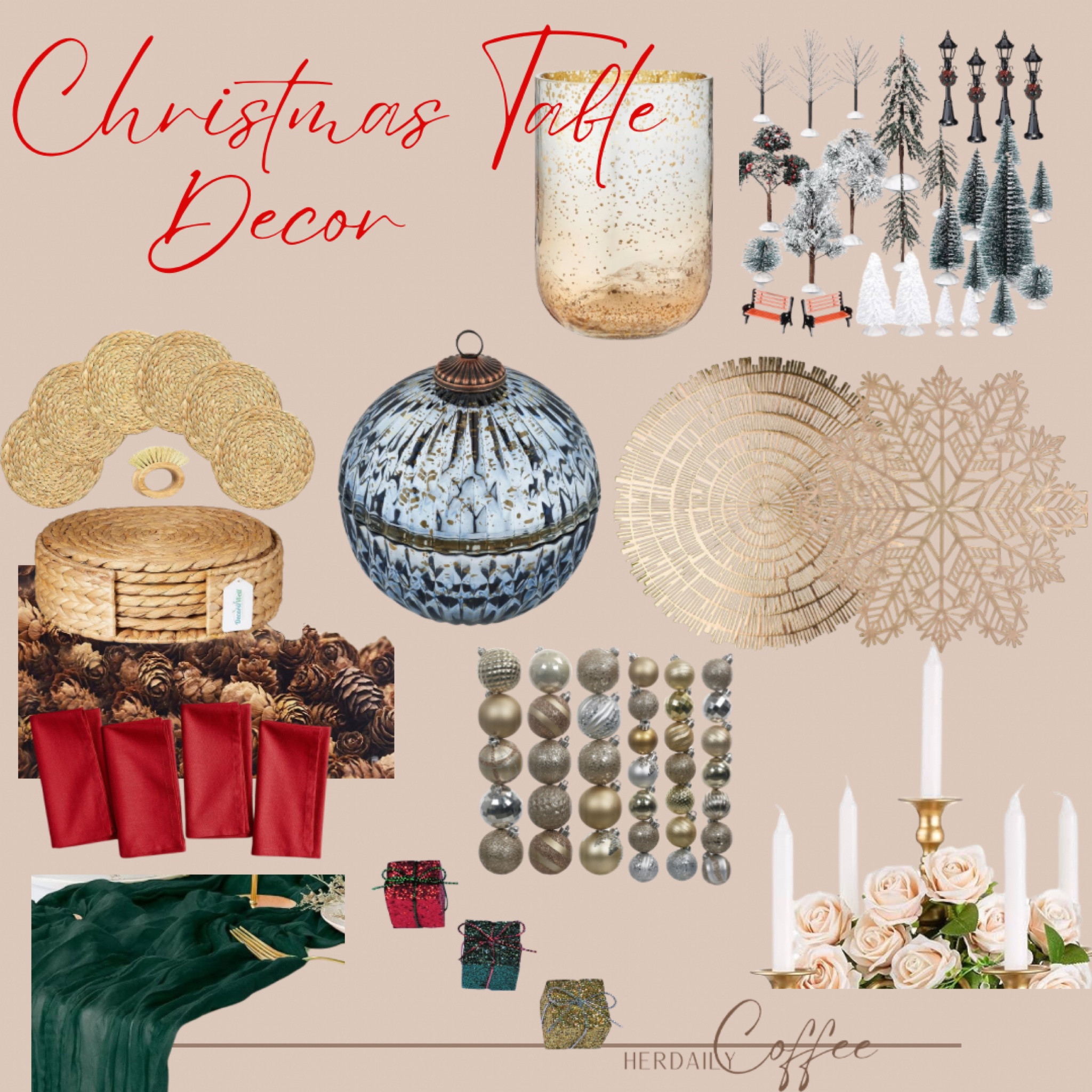 Shop my entire holiday table here! 

#LTKstyletip #LTKSeasonal #LTKHoliday