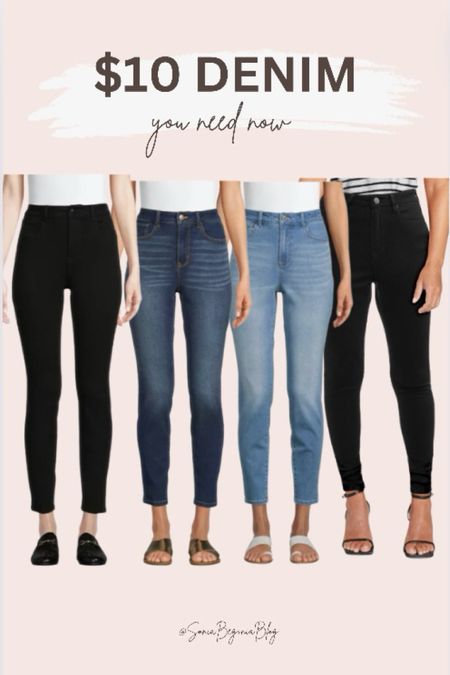 $10 denim you need, $10 jeans, summer jeans  

#LTKFindsUnder100 #LTKSaleAlert #LTKFindsUnder50