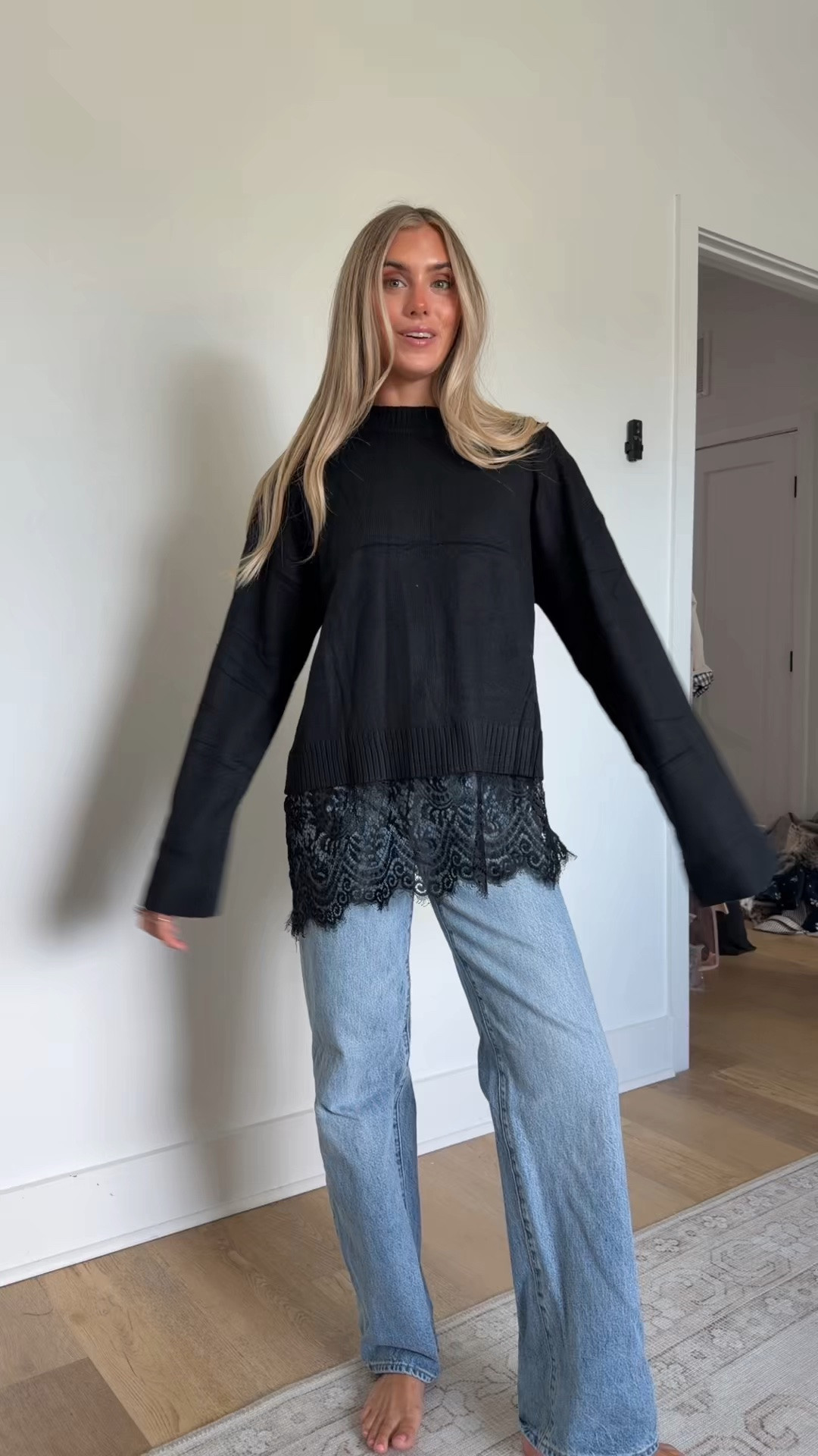 huge fan of this Amazon sweater the lace detailing trim makes it look that much more luxe and it’s the softest fabric knit material perfect for fall fashion 🤤 5’4/s in my LTK

#founditonamazon #amazonfashionfinds #amazonfashion #amazonsweater #amazonknitsweater @Amazon Fashion

#LTKootd #LTKSeasonal #LTKSaleAlert