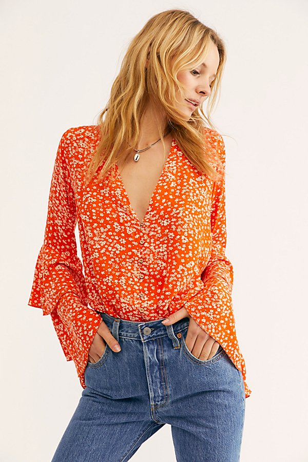 She's Ditsy Bodysuit by Intimately at Free People | Free People (Global - UK&FR Excluded)