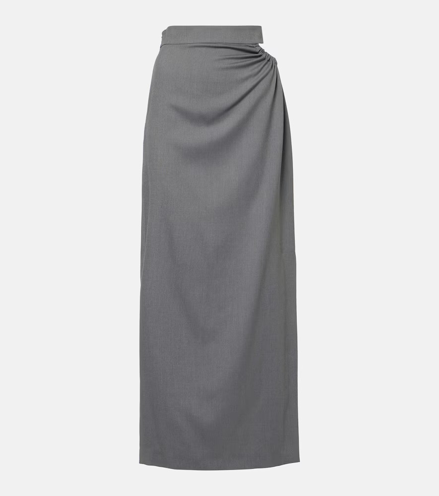 Max Mara Wool and silk maxi skirt | Mytheresa (US/CA)