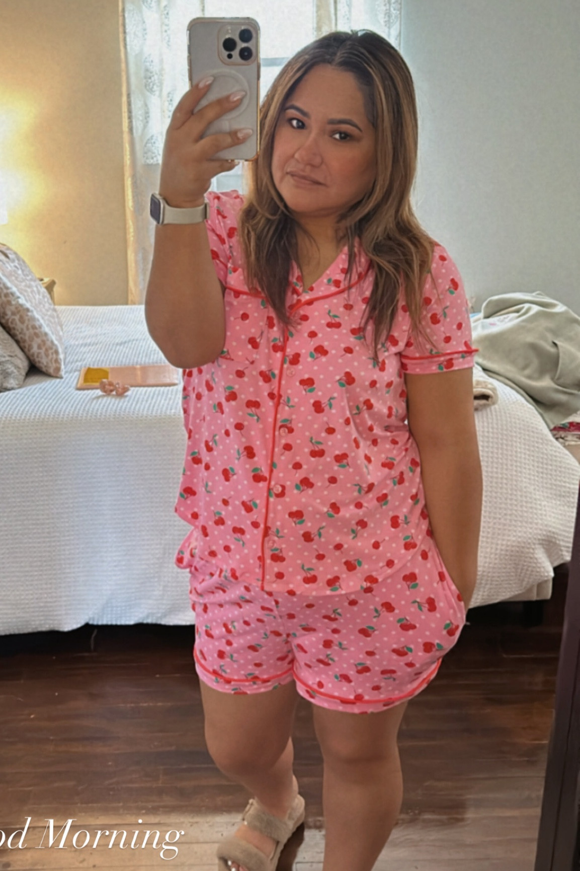 Red cherry pajamas 

#LTKfindsunder50 #LTKMostLoved #LTKsalealert