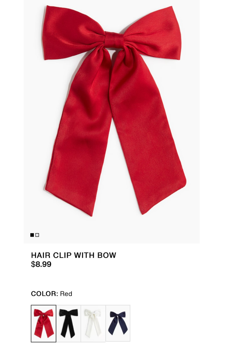 Red bow hair clip 


#LTKSeasonal #LTKHoliday #LTKFindsUnder50