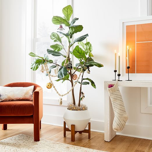 Faux Potted Fiddle Leaf Fig Plants | West Elm (US)