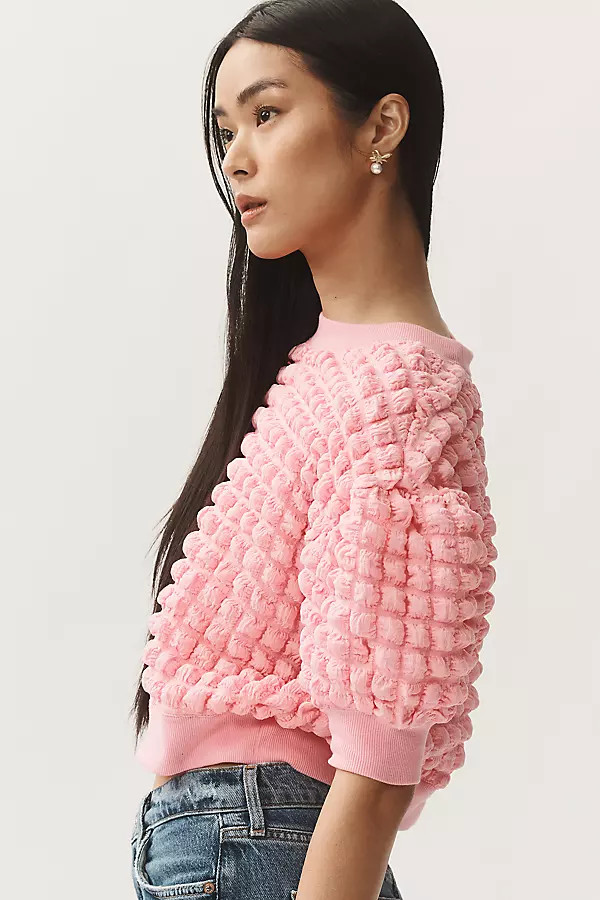 Puff-Sleeve Bubble Top | Anthropologie (US)