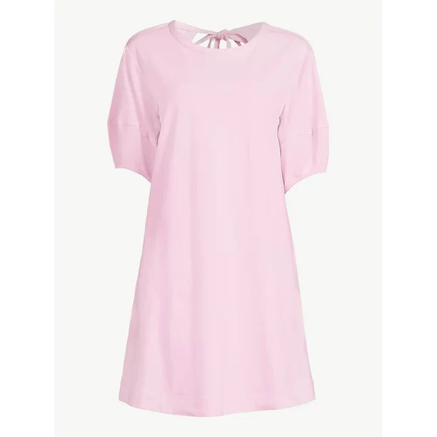 Free Assembly Women’s Balloon Sleeve Dress - Walmart.com | Walmart (US)