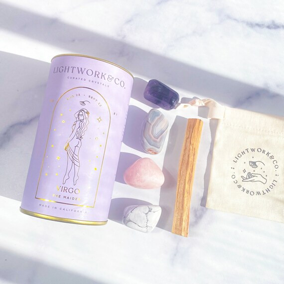 Virgo Zodiac Sign Crystal Set  Astrology Sign Kit  Zodiac - Etsy | Etsy (US)