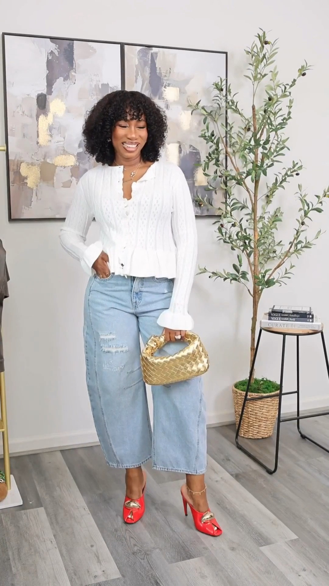 Spring Outfit Idea… This look is perfect for a spring brunch with the girls. This top also comes in 2 other colors. 
Size large top
Size 12 jeans


#LTKootd #LTKSeasonal #LTKBump