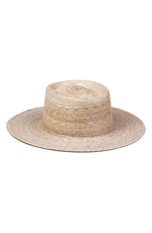Lack of Color Palm Boater in Natural at Nordstrom, Size Large | Nordstrom