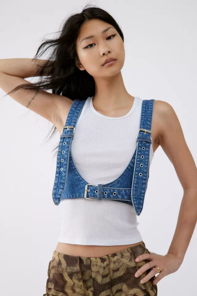 Maisie Denim Harness | Urban Outfitters (US and RoW)