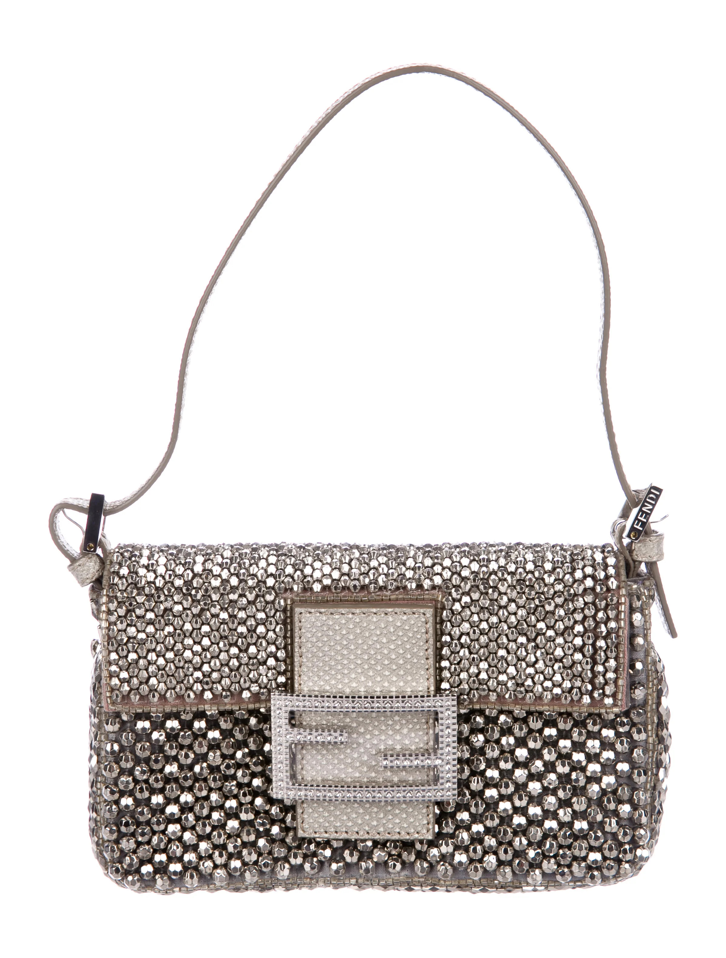 Snakeskin-Trimmed Beaded Mini Baguette Bag w/ Tags | The RealReal
