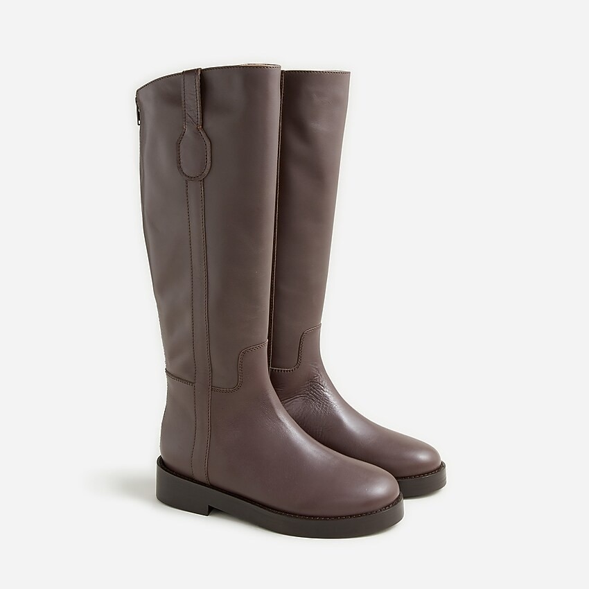 Berkeley riding boots in leather | J. Crew US