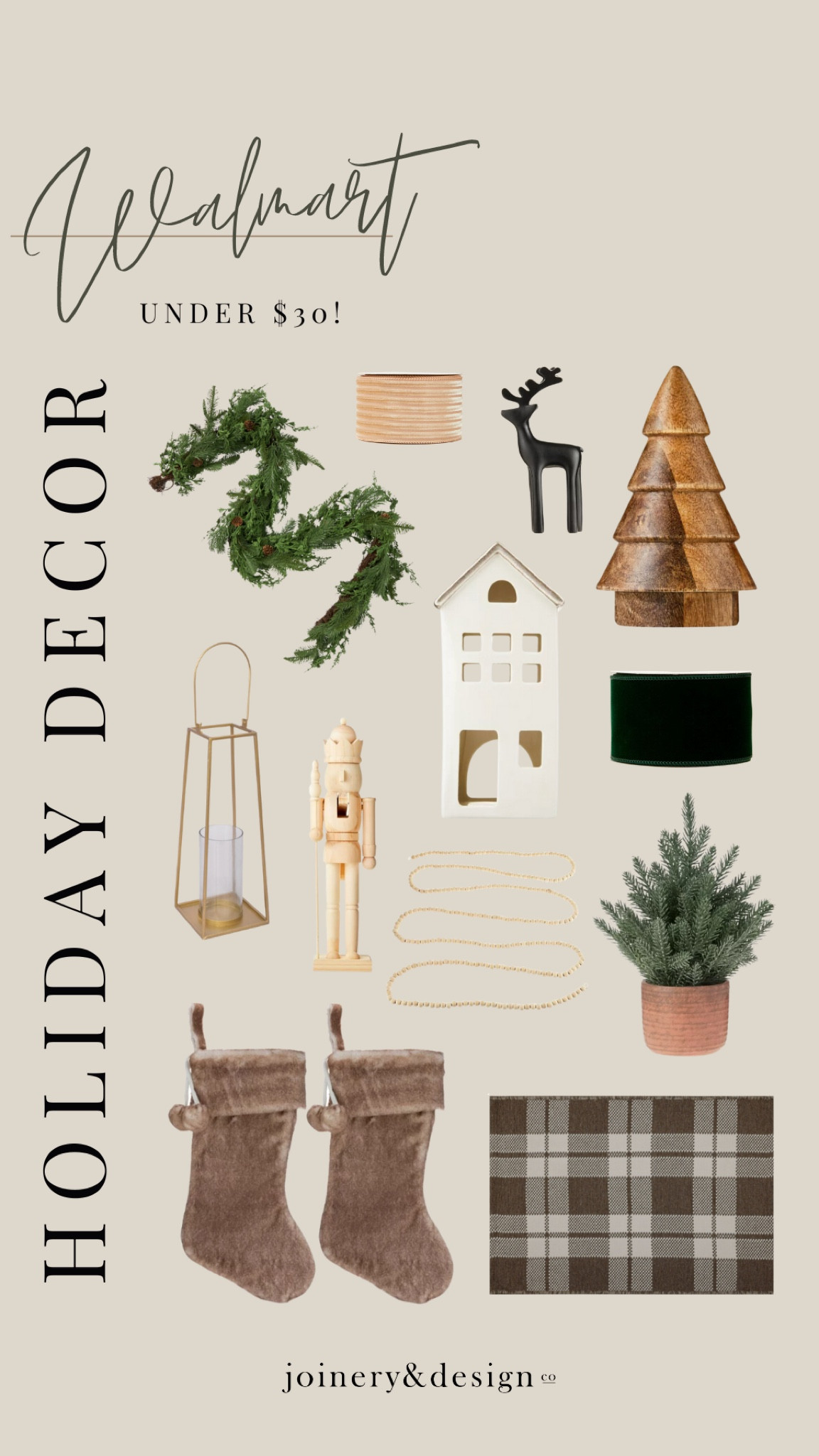 I found some sweet little gems from Walmart for when it's time to deck the halls. And all under $30! If you're starting to gather ideas for holiday decorating, check out this roundup to see what's caught my eye. 🌲🎁

#LTKhome #LTKHoliday #LTKSeasonal